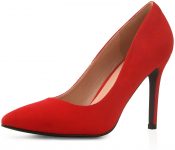 ORIPALLA Women's Pumps High Heels, Pointed Toe Stiletto