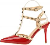 9cm Super High Pointed Toe Ankle Buckle Sexy Summer High Heel Sandals Women Sandals for Party, Club, Dance