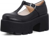 Women's Gothic T-Strap Shoes, Cosplay Platform Shoes, Uniform Dresses, Princess Lolita Shoes, Mary Jane high Heels, Platform Oxford Shoes, Simple Large Size Shoes.